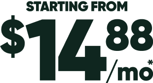 Starting From $14.88